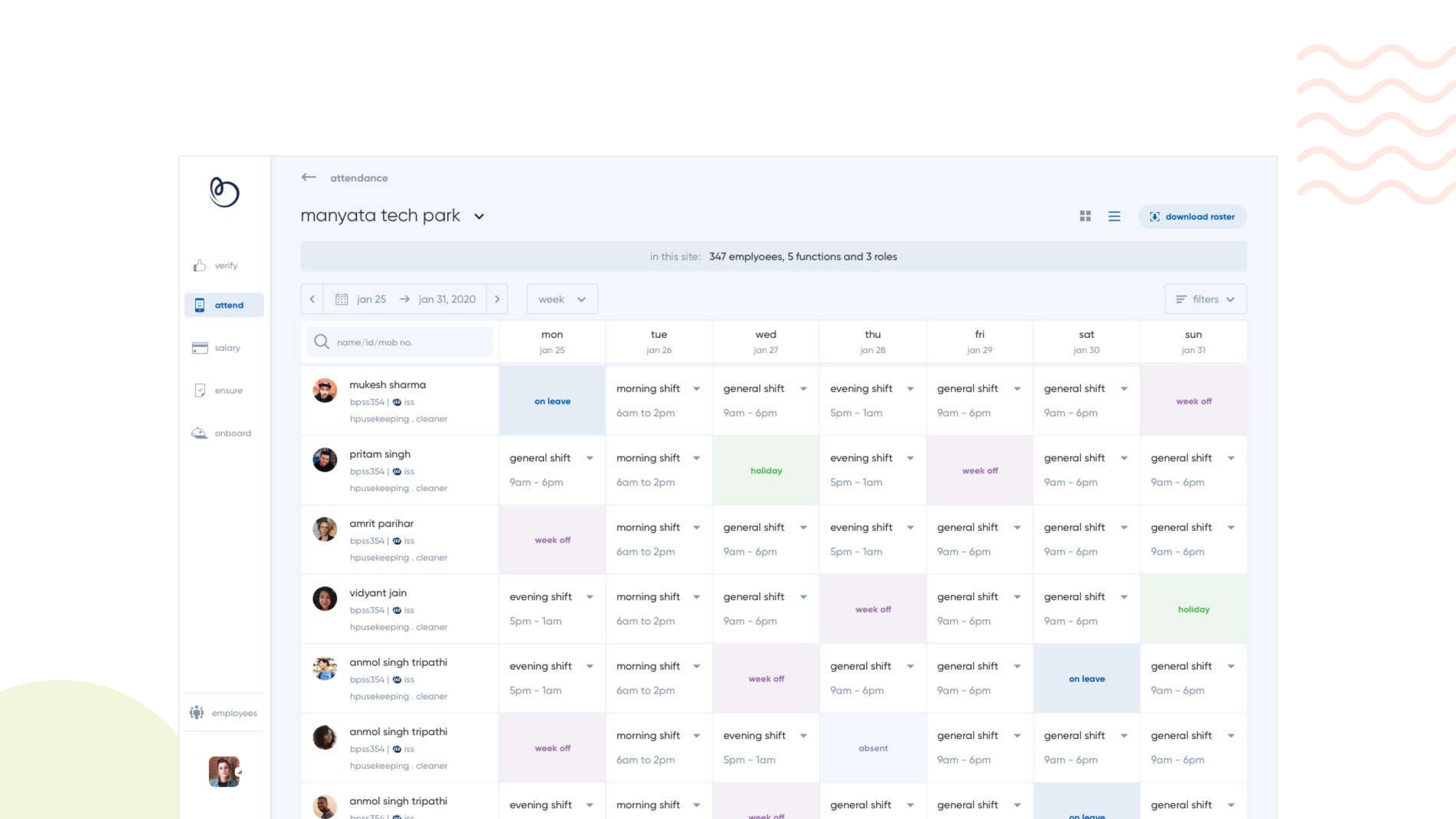BetterPlace attendance management
