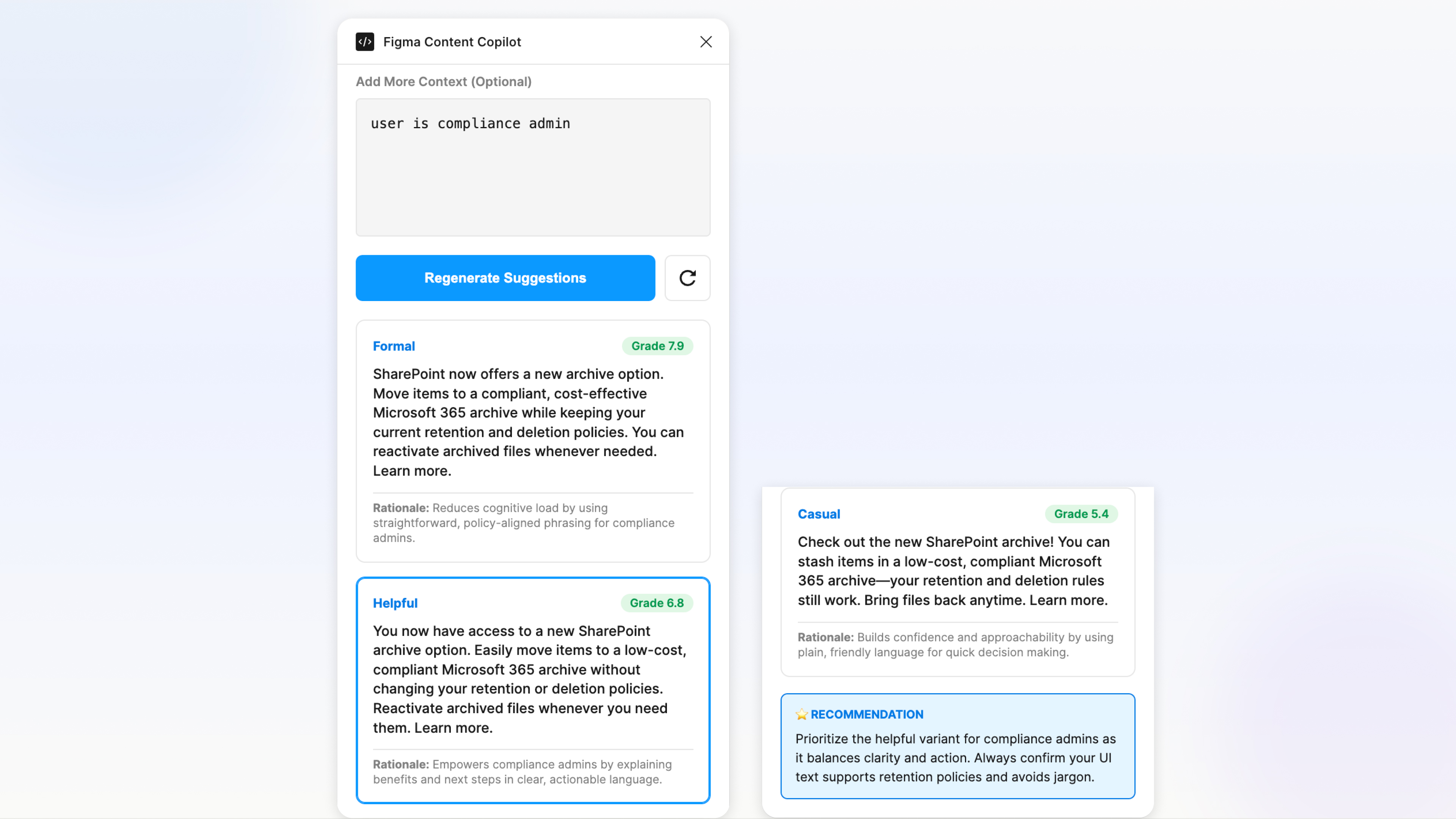 AI Powered Figma Content Review Plugin plugin