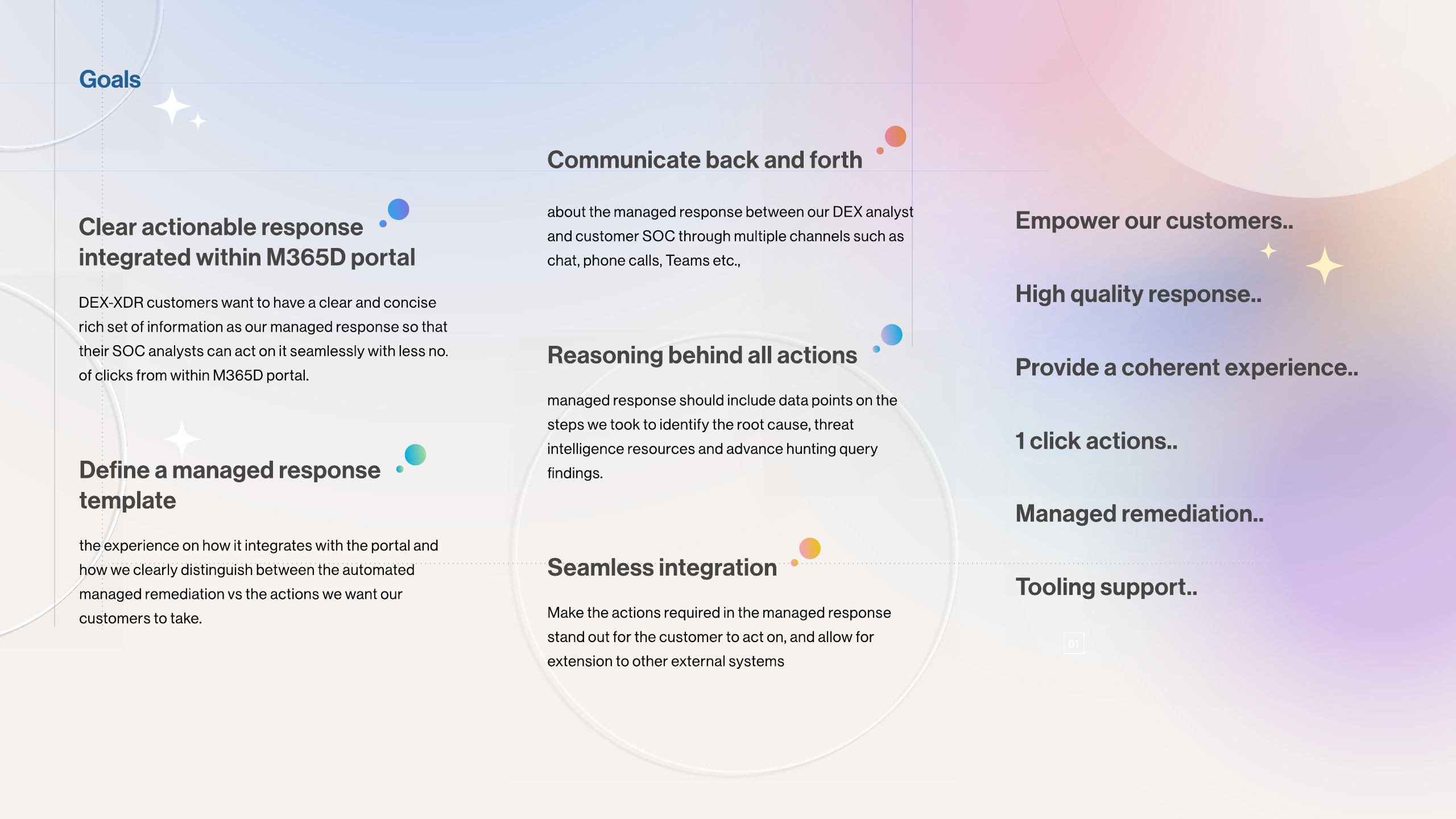 Guided Response - Part A · Analyst experience, slide 7