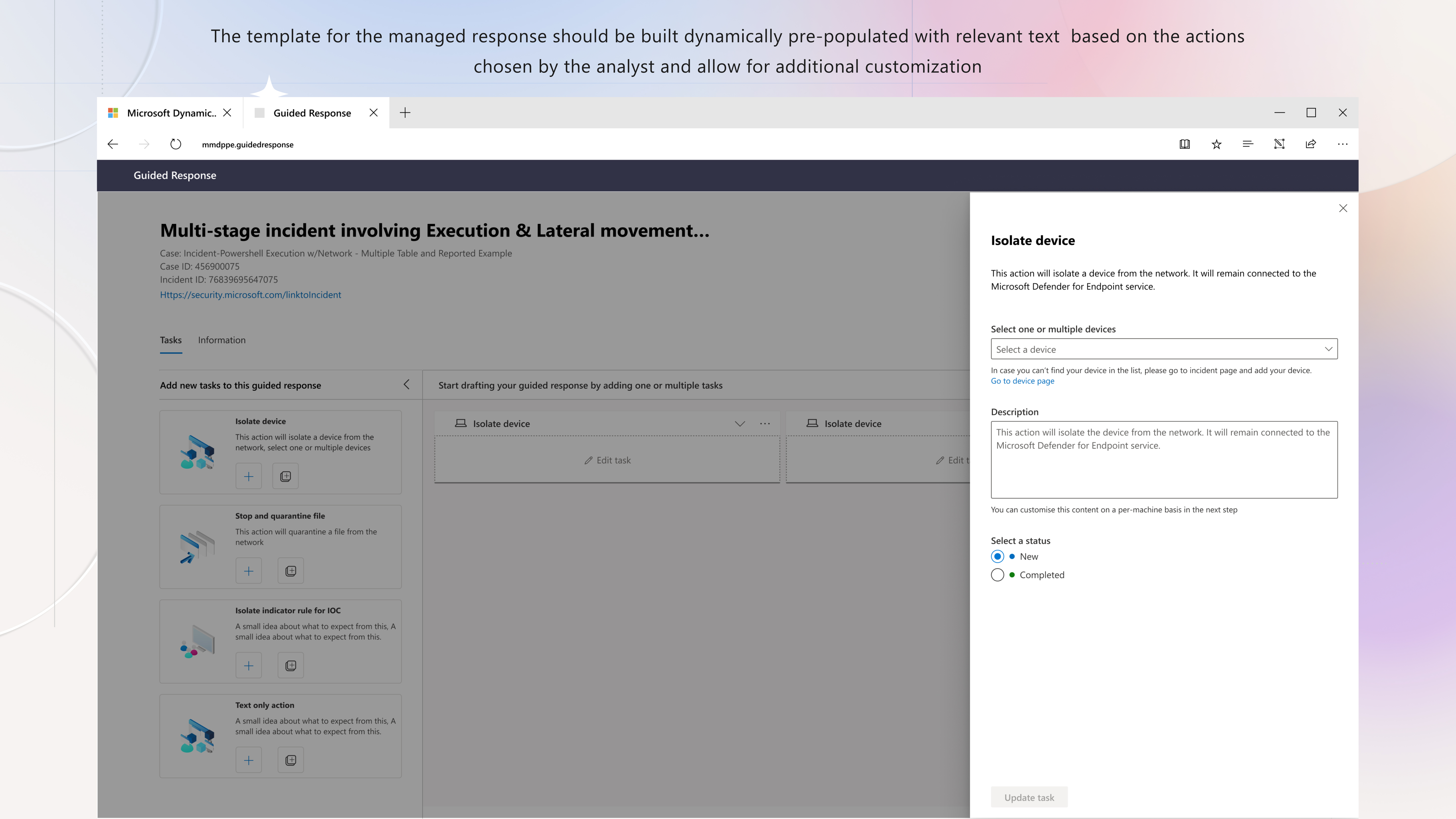 Guided Response - Part A · Analyst experience, slide 21