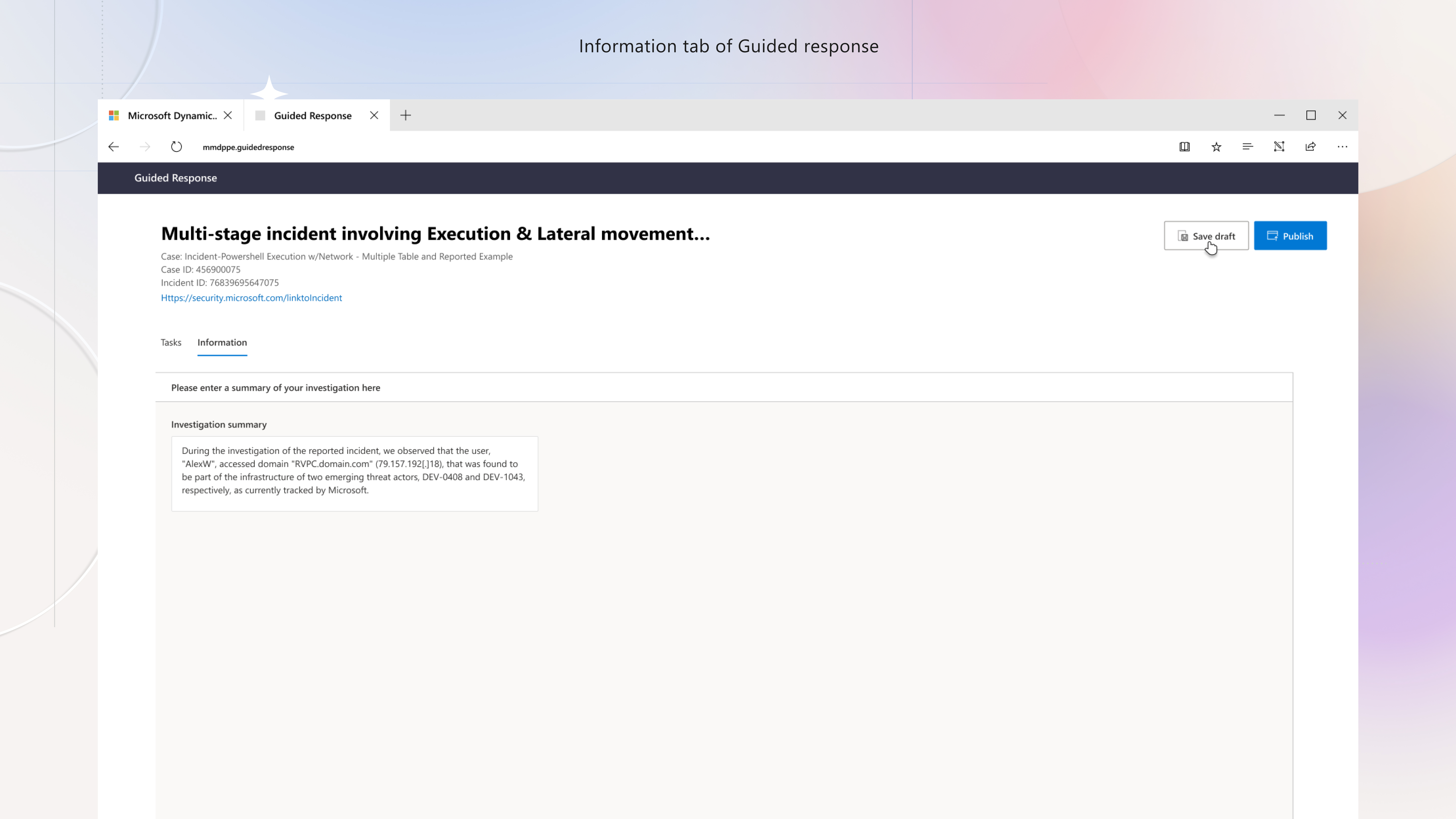 Guided Response - Part A · Analyst experience, slide 45
