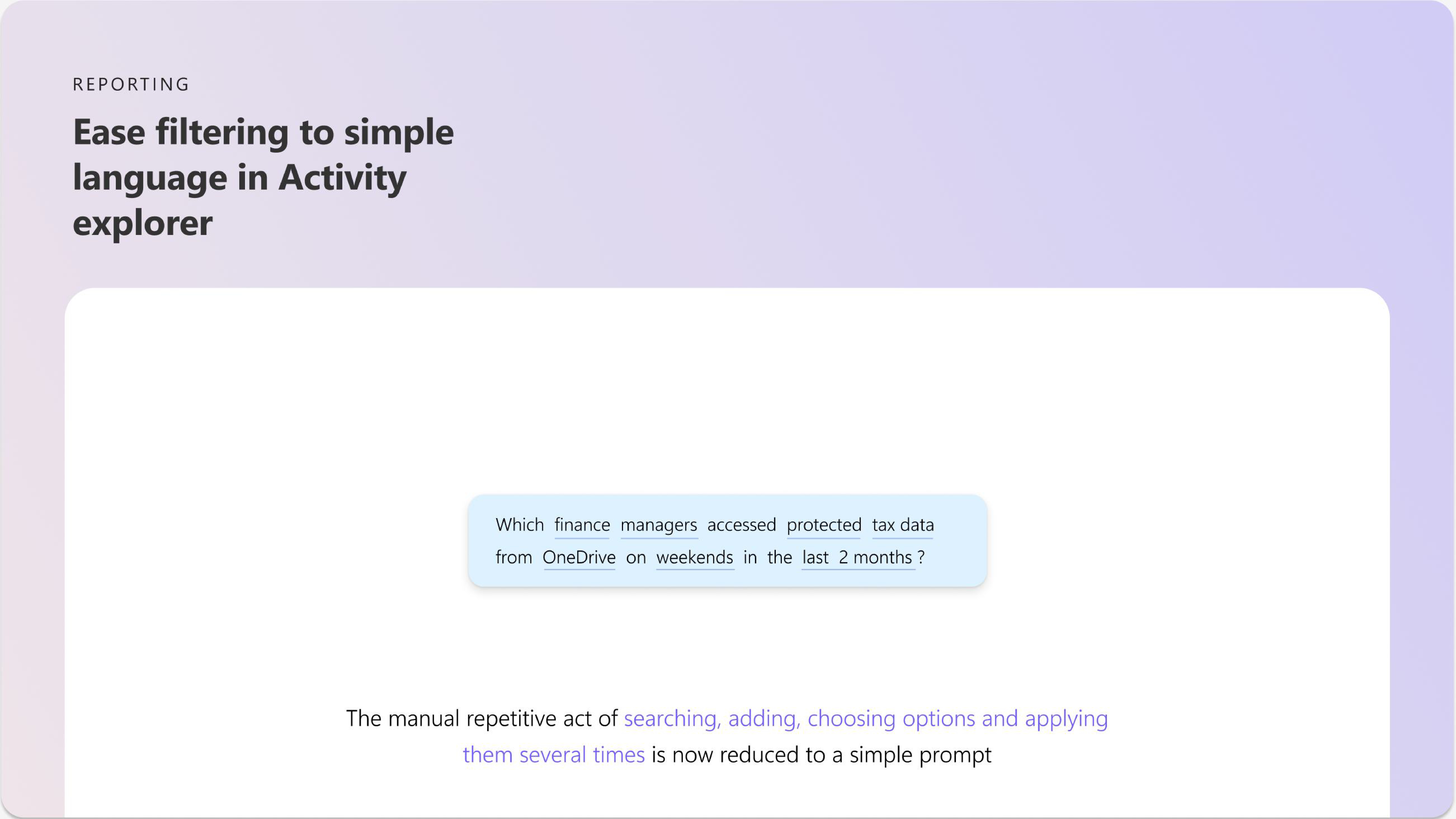 Reporting, slide 25