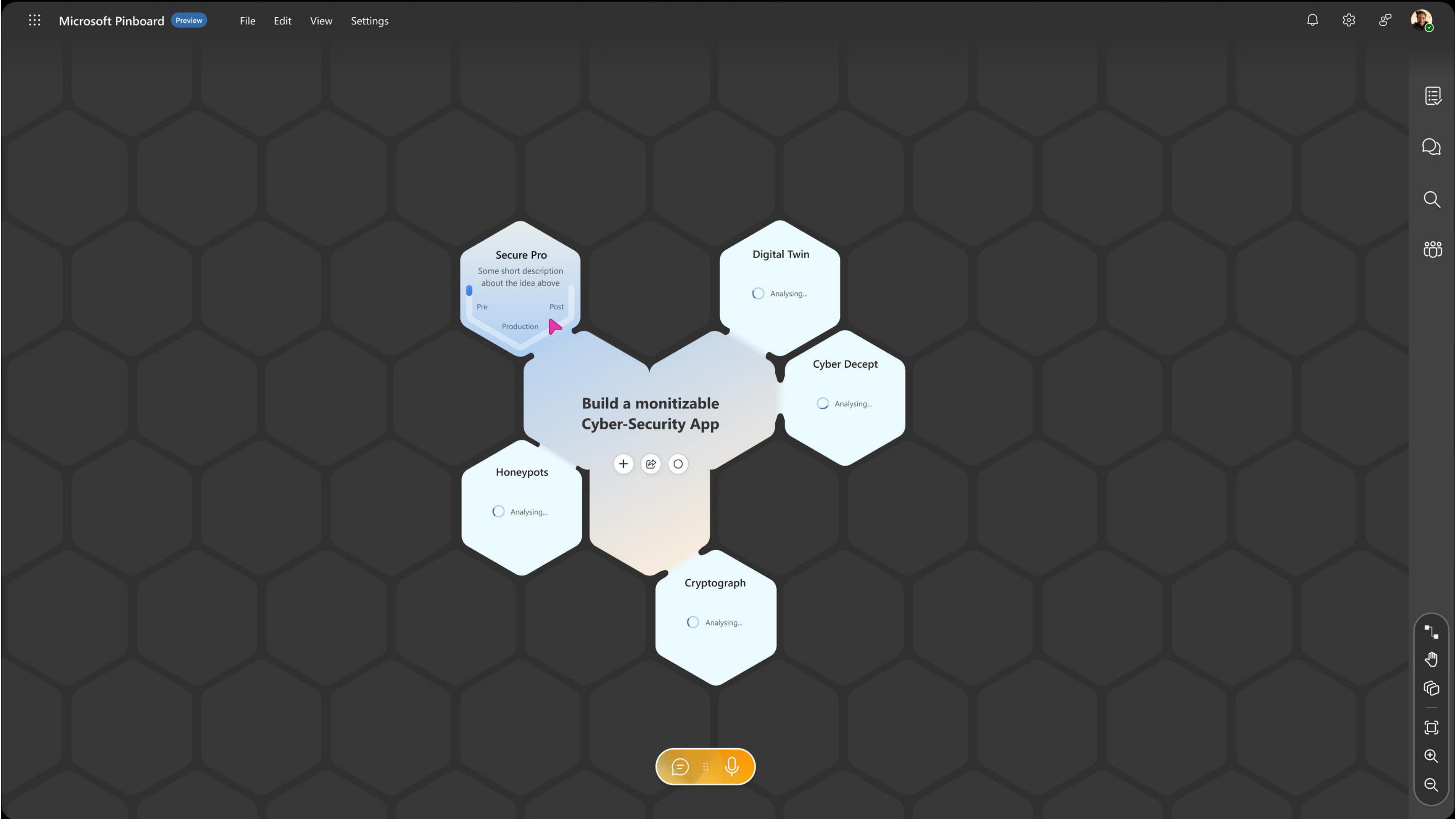 Pinboard driven by Swarm of AI agents, slide 20