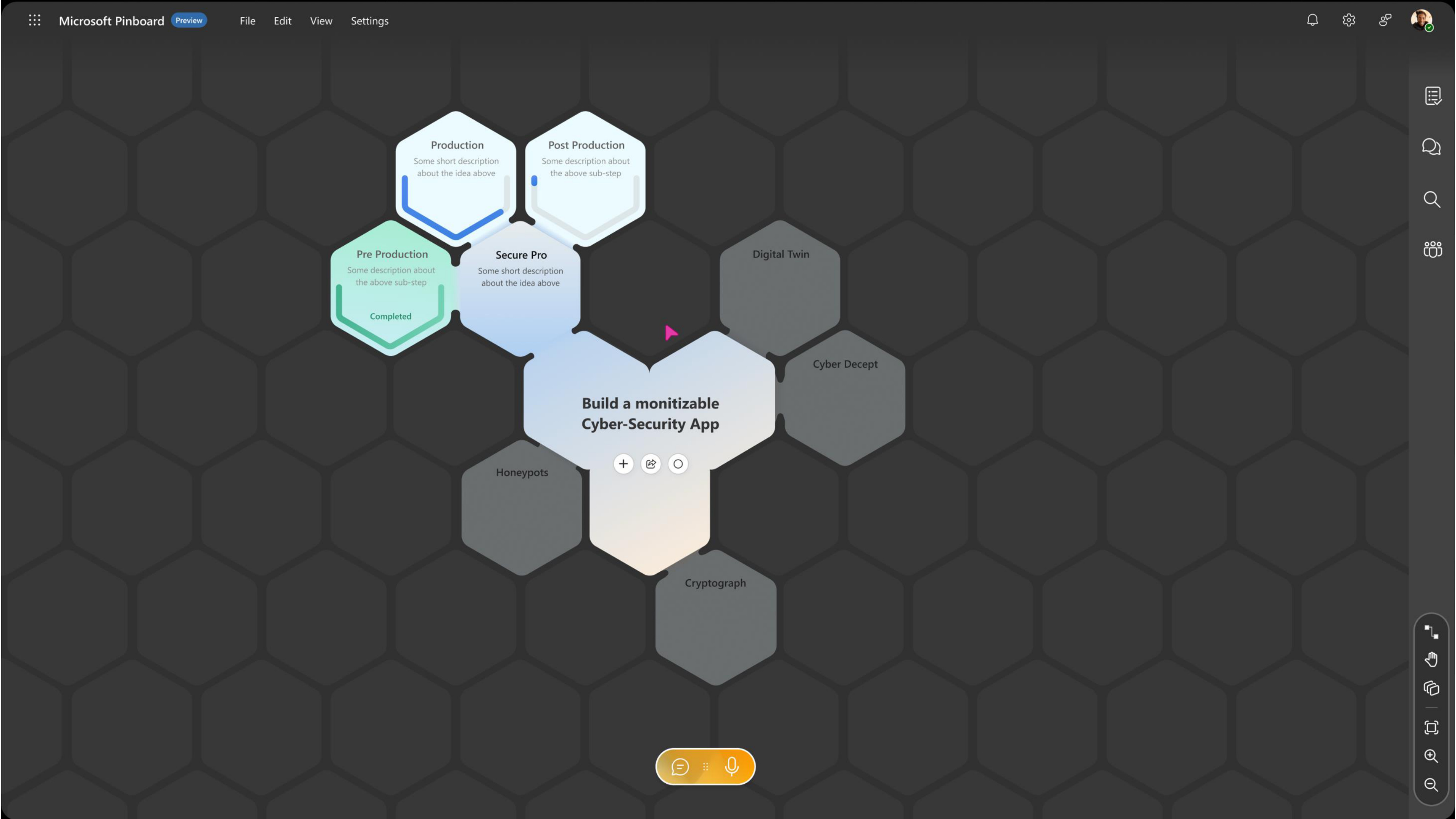Pinboard driven by Swarm of AI agents, slide 26